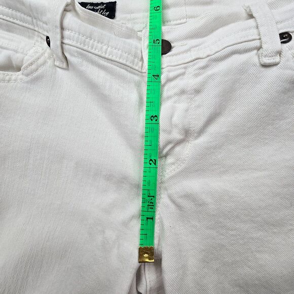 Citizens of Humanity Ava #142 stretch low rise straight leg white size 28 - Picture 6 of 9